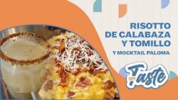 COPY TASTE | PUMPKIN AND THYME RISOTTO AND PALOMA MOCKTAIL