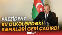 İlham Əliyev səfirlərin təyinatı ilə bağlı sərəncam imzalayıb - Baku TV