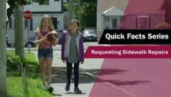 Quick Facts: Reporting Sidewalk Repairs