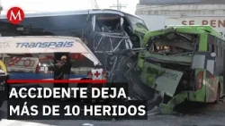 Bus and Truck Collision in Monterrey Leaves 10 Injured and 4 Trapped
