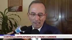 CRONACA. CONTROLLI ANTICAPORALATO: CHIUSE 2 AZIENDE