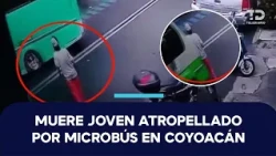 Marco Antonio dies after being struck by a bus in Coyoacán; responsible driver released