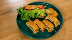 Tomato, herb, and cream cheese sandwiches | Cooking with Adele