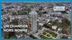 Le clocher de l’église Saint-Martin en pleine reconstruction : un chantier hors norme
