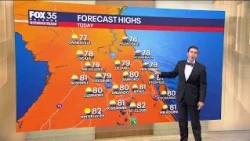 Orlando Weather Forecast: Gusty wind, few showers this weekend