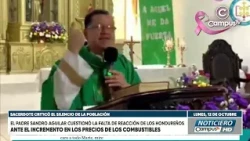 Harsh homily! Priest questions Hondurans' silence over fuel price hikes