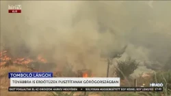Megfékezhetetlen tűzvész fenyegeti Athént - HírTV