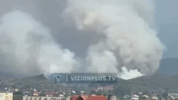 Zjarr në qarkun e Shkodrës, kërkohen ndërhyrje urgjente nga ajri, flakët po përhapen me shpejtësi