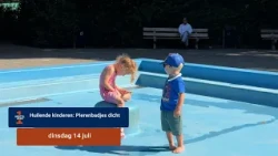 Crying children over closed wading pools