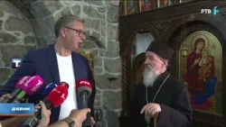 Vučić obišao radove na putu Sjenica - Ivanjica: Putevi velika stvar za Ivanjicu