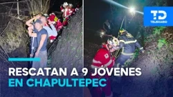 9 teenagers rescued from ravine in Chapultepec; they were looking for 'La Tía Toña's' house