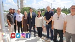 EDİRNE BELEDİYE BAŞKANI GENCAN MAKEDON KULESİ'Nİ ZİYARET ETTİ