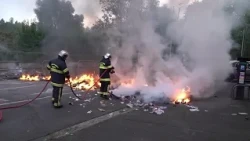 Student protests in France, amidst burning trash cans and marches: “Rats and cockroaches at school”