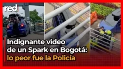 OUTRAGEOUS: He drove a Spark onto a pedestrian bridge right in front of the Bogotá police, but th...