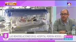 Álvaro Danza spoke about the renovations at Pereira Rossell Hospital
