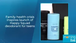 Family health crisis inspires launch of Happy Squad deodorant for teens