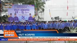 WABUP ROHIL PIMPINAN UPACARA PERINGATAN HUT KORPRI KE 53