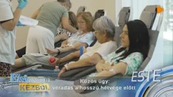Közös ügy: véradás a hosszú hétvége előtt