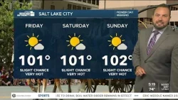 Triple-digit heat, weekend thunderstorms and flash flood risk