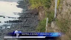 Dniester water levels drop dramatically in Soroca
