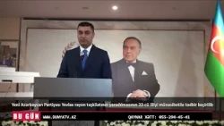 YAP Yevlax rayon təşkilatınınyaradılmasının 33-cü illiyi münasibətilə tədbir keçirilib