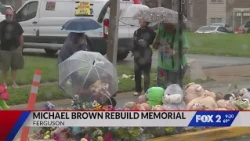 Ferguson community rebuilds memorial for Michael Brown Jr.