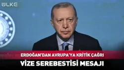 Critical Call from Erdoğan to Europe! Visa Liberalization Message #BreakingNews