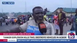 Tanker Explosion Kills Two, Destroys Vehicles In Agbor