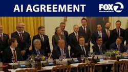 Tech industry leaders sign AI agreement at White House | KTVU