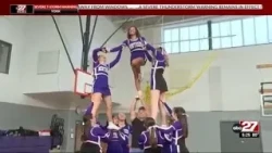Northern York High School Cheerleaders prepare for Friday Night Football