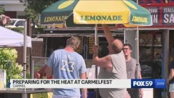 How to prepare for the heat at CarmelFest this weekend