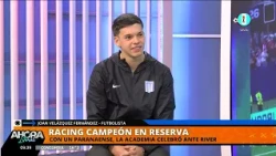 Racing wins reserve championship: La Academia celebrates victory over River with a player from Pa...