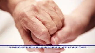 TELEMEDICINA  L'ASP DI AGRIGENTO PRONTA A SEGUIRE OLTRE 700 PAZIENTI FRAGILI