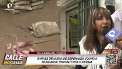 Bypass de Nueva Esperanza volvió a inundarse tras intensa llovizna en VMT