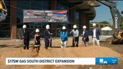 Groundbreaking for expansion of Gas South Arena and surrounding campus