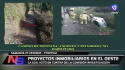 Real estate projects at Lago Moreno: Echenique voted against an investigative commission