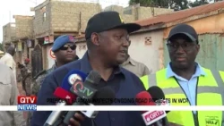 PRESIDENT BARROW INSPECTS ROAD DEVELOPMENT PROJECTS IN WEST COAST REGION.