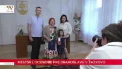 Mestské ocenenie pre Drahoslavu Víťazkovú