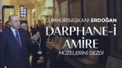 Cumhurbaşkanı Erdoğan, açılış töreninin ardından Topkapı Sarayı Darphane-i Amire Müzeleri'ni gezdi