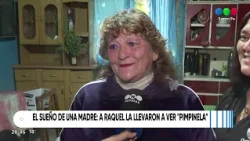 Heartwarming: she took her mother to see "Pimpinela"