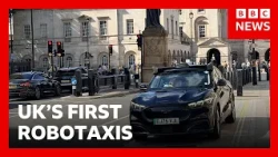 Uber launches UK's first robotaxis in London | BBC News