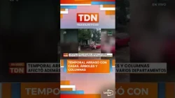 🟧Severe storm destroyed homes, trees, and power poles.