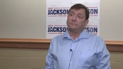 U.S. Democratic Senate candidate Troy Jackson has eyes on November and Sen. Susan Collins 100 days o