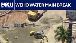 Crews move closer to reopening Sunset Blvd. in WeHo