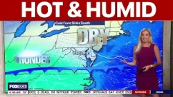 DC weather: Hot and humid Thursday with chance for isolated thunderstorms