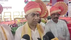 Goan Reporter : Goa CM Dr Pramod Sawant speaks on Koti Tirth Corridor, Divar.
