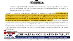Who will provide sanitation services in Tuluá in 2027? Inspector General's Office warns of risks.