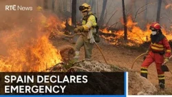 Over 250,000 evacuated as French, Spanish wildfires rage | RTÉ News