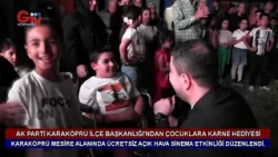 AK PARTİ KARAKÖPRÜ İLÇE BAŞKANLIĞI ÇOCUKLARA KARNE HEDİYESİ OLARAK SİNEMA ETKİNLİĞİ DÜZENLEDİ