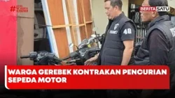 Warga Gerebek Kontrakan Persembunyian Pencurian Sepeda Motor #beritakriminal